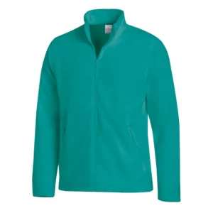 Chaqueta polar de hombre Leiber 12/2665 petróleo, vista frontal de la prenda