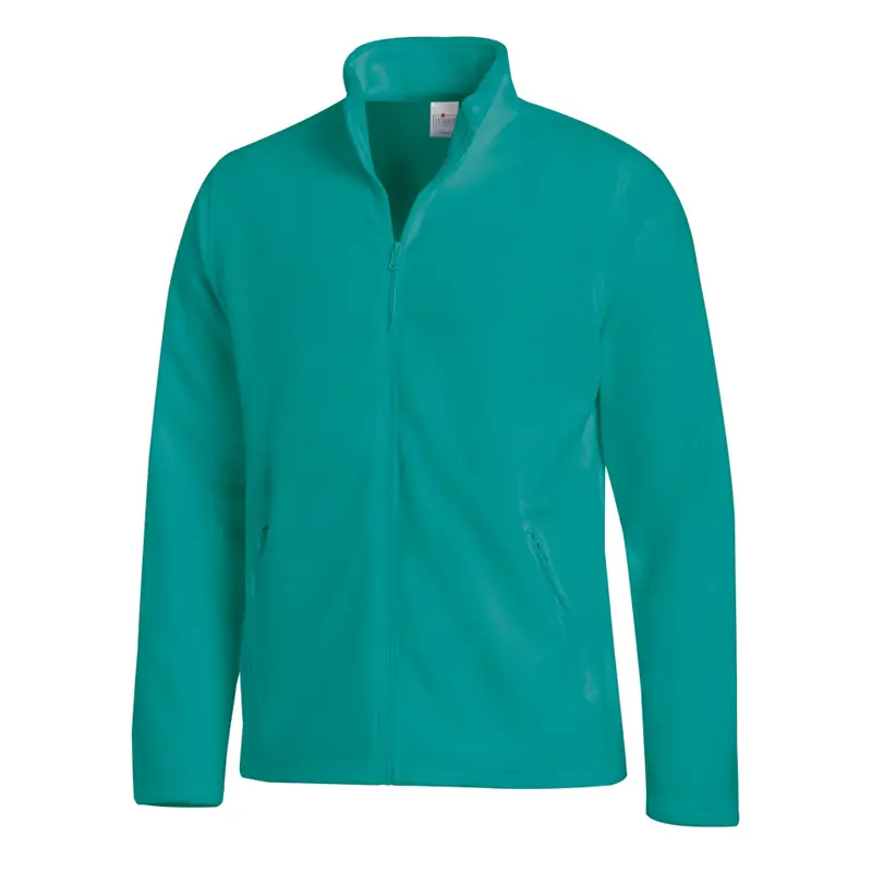 Chaqueta polar de hombre Leiber 12/2665 4 Chaqueta polar de hombre Leiber 12/2665 petróleo, vista frontal de la prenda