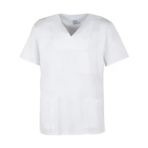 Casaca sanitaria de hombre Leiber 12/2728 blanco, vista frontal de la prenda