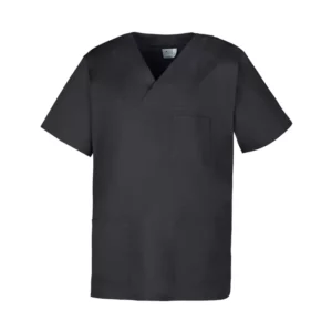 Casaca sanitaria de hombre Leiber 12/2728 negro, vista frontal de la prenda