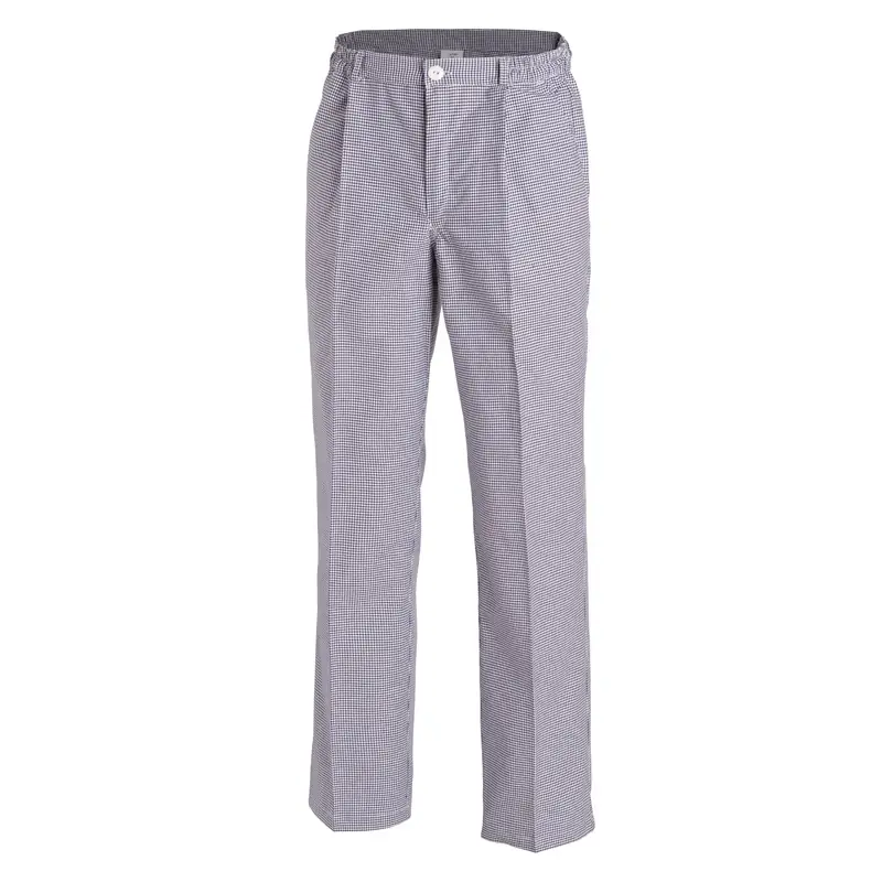Pantalón de cocina unisex Leiber 12/5350 2 Pantalón de cocina unisex Leiber 12/5350 azul/blanco, frontal de prenda
