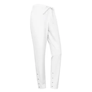 Pantalón de trabajo unisex Leiber 12/6620 blanco, vista frontal