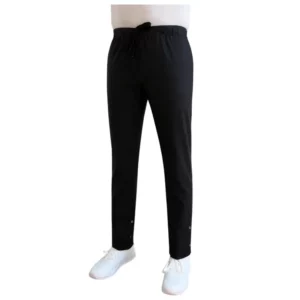 Pantalón de trabajo unisex Leiber 12/6660 negro, vista frontal con persona