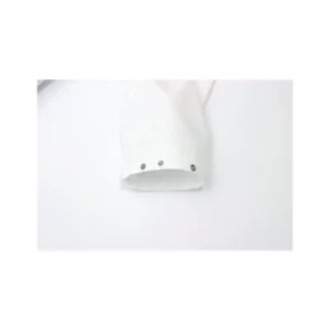 Mono de laboratorio Leiber 12/732 blanco, detalle de puño ajustable
