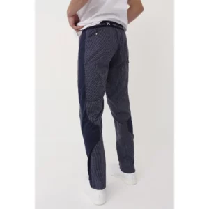 Pantalón Cuadros Deportivo Slim Fit Monza 04026 en marino, vista posterior
