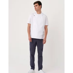 Pantalón Cuadros Deportivo Slim Fit Monza 04026 en marino, vista frontal