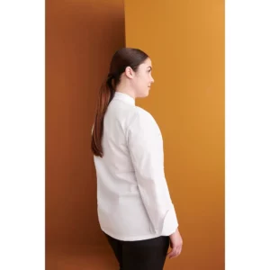 Chaquetilla Confort Fit Monza 04103 en blanco, vista lateral