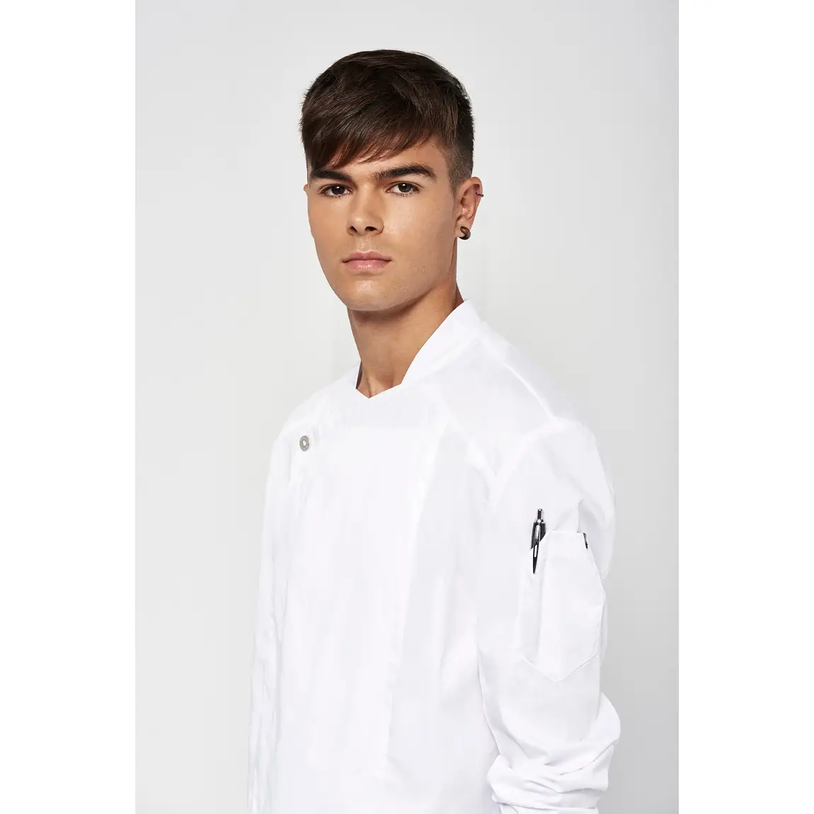 Chaquetilla Regular Fit Monza 04123 4 Chaquetilla Regular Fit Monza 04123 en blanco, vista detalle