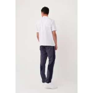 Chaquetilla Manga Corta Regular Fit Monza 04124 en blanco, vista posterior