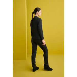 Chaquetilla Slim Fit Monza 04125 en negro, vista posterior