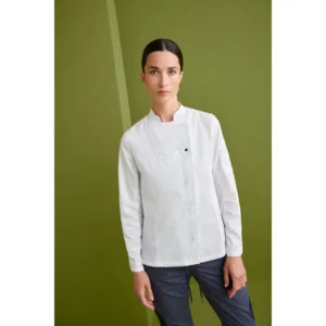 Chaquetilla Slim Fit Monza 04125 en blanco, vista frontal