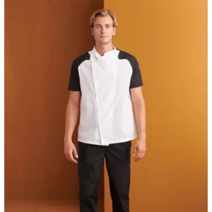 Chaquetilla Beisbolera Regular Fit Monza 04126 en blanco, vista frontal