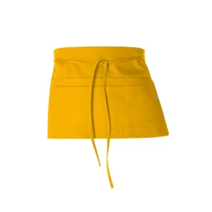 Delantal Corto Monza 01241 en amarillo, vista frontal