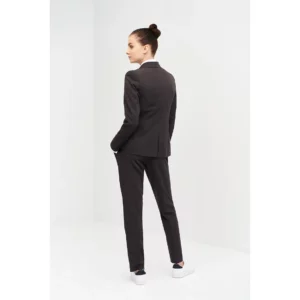 Americana Regular Fit Monza 01713 en gris oscuro, vista posterior