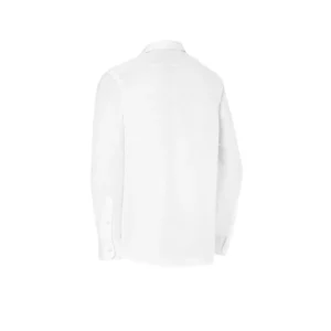 Camisa Cuello Italiano Regular Fit Monza 02030 en blanco, vista posterior