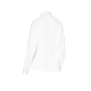 Camisa Cuello Camisero Slim Fit Monza 02036 en blanco, vista posterior