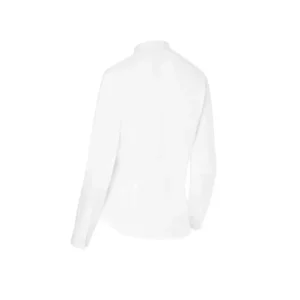 Camisa Cuello Mao Slim Fit Monza 02255 en blanco, vista posterior