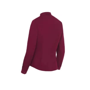 Camisa Cuello Camisero Slim Fit Monza 02257 en granate, vista posterior