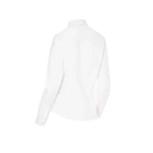 Camisa Cuello Camisero Slim Fit Monza 02257 en blanco, vista posterior