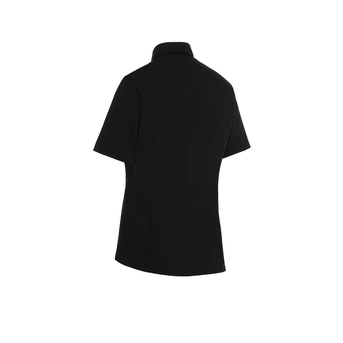 Camisa Manga Corta Cuello Camisero Slim Fit Monza 02258 4 Camisa Manga Corta Cuello Camisero Slim Fit Monza 02258 en negro, vista posterior