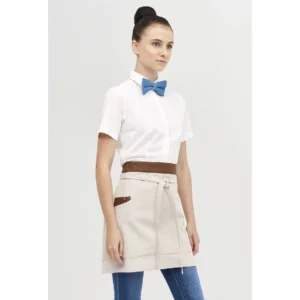 Camisa Manga Corta Cuello Camisero Slim Fit Monza 02258 en blanco, vista frontal