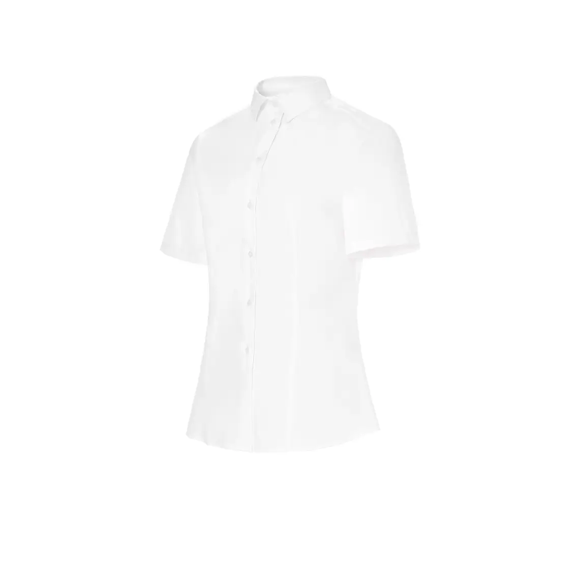Camisa Manga Corta Cuello Camisero Slim Fit Monza 02258 5 Camisa Manga Corta Cuello Camisero Slim Fit Monza 02258 en blanco, vista frontal