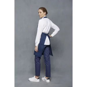 Camisa Polera Regular Fit Monza 02259 en blanco, vista posterior