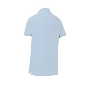 Polo Cuello Mao Regular Fit Monza 03013 en celeste, vista posterior