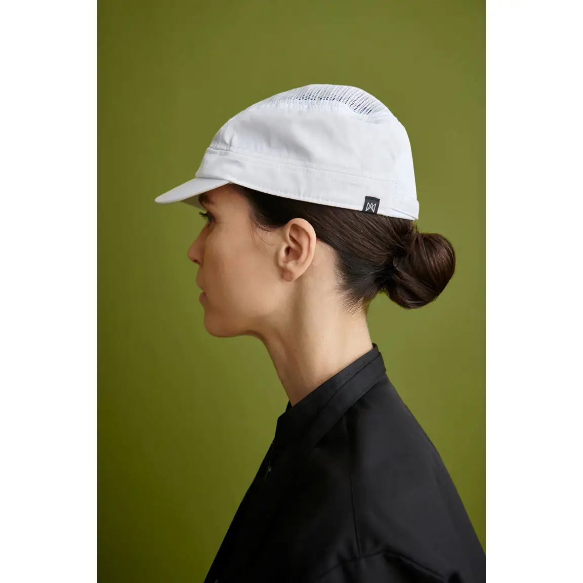 Gorra Tipo Marinera Monza 04007 4 Gorra Tipo Marinera Monza 04007 en blanco, vista lateral