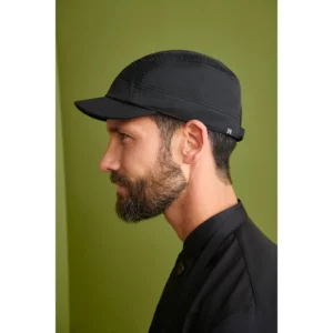 Gorra Tipo Marinera Monza 04007 en negro, vista lateral