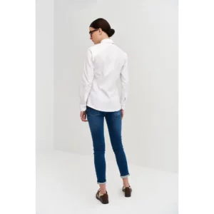 Pantalón Denim Push Up Monza 04018 en dénim azul, vista posterior