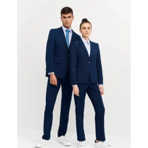 Pantalón de Vestir Regular Fit Monza 04022 en marino, vista frontal