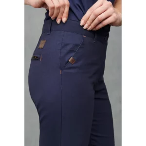 Pantalón Chino Slim Fit Monza 04023 en marino, vista detalle