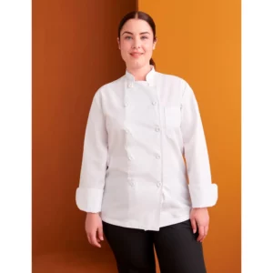 Chaquetilla Confort Fit Monza 04103 en blanco, vista frontal