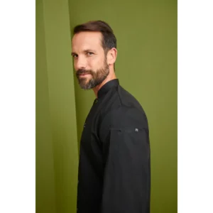 Chaquetilla Confort Fit Monza 04116 en negro, vista detalle
