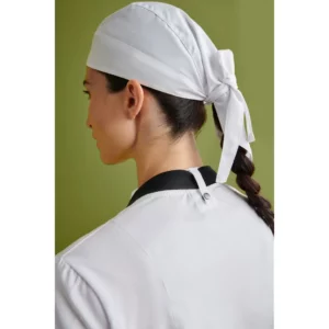 Bandana Monza 04281 en blanco, vista posterior