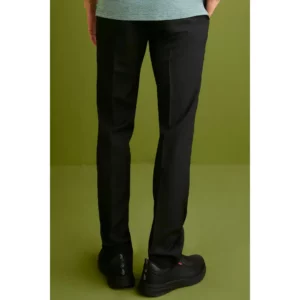 Pantalón Slim Fit Monza 04791 en negro, vista posterior