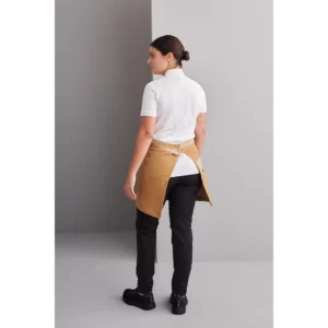 Delantal Francés Cerrado Denim Monza 5217 25.46 en tostado, vista posterior