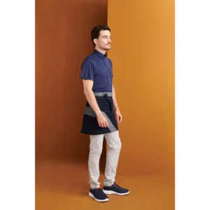 Delantal Francés Cerrado Denim Monza 5217 25.46 en dénim azul, vista lateral