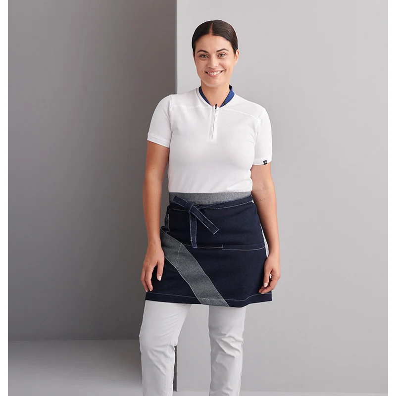 Delantal Francés Cerrado Denim Monza 5217 25.46 5 Delantal Francés Cerrado Denim Monza 5217 25.46 en dénim azul, vista frontal