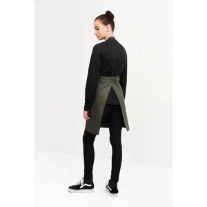 Delantal Peto Cinta Camuflaje Monza 06427 en verde caqui, vista posterior