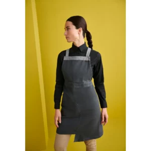 Delantal Peto Denim Monza 06430 en gris medio, vista frontal