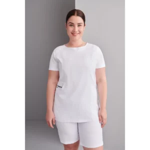 Pantalón Corto Regular Fit Monza ARIES 22.02 en blanco, vista frontal