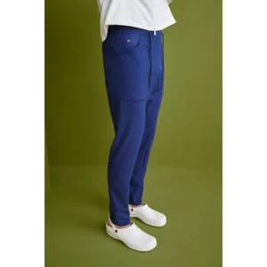 Pantalón sanitario hombre Monza Centaurus 11.02 - Marino - lateral de pantalón