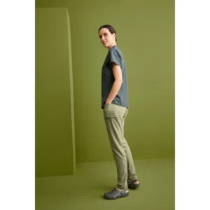 Pantalón sanitario mujer Monza Centaurus 12.02 en verde caqui, vista posterior