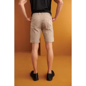 Bermuda Cargo Regular Fit Monza MALVASIA 21.02 en beige, vista posterior