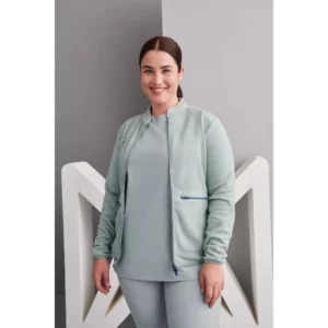 Polar sanitario Monza Pegasus 13.40 - Verde liquen - frontal o tres cuartos con persona