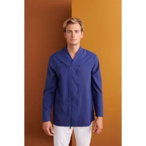 Chaqueta sanitaria hombre Monza Vela 11.26 en marino, vista frontal