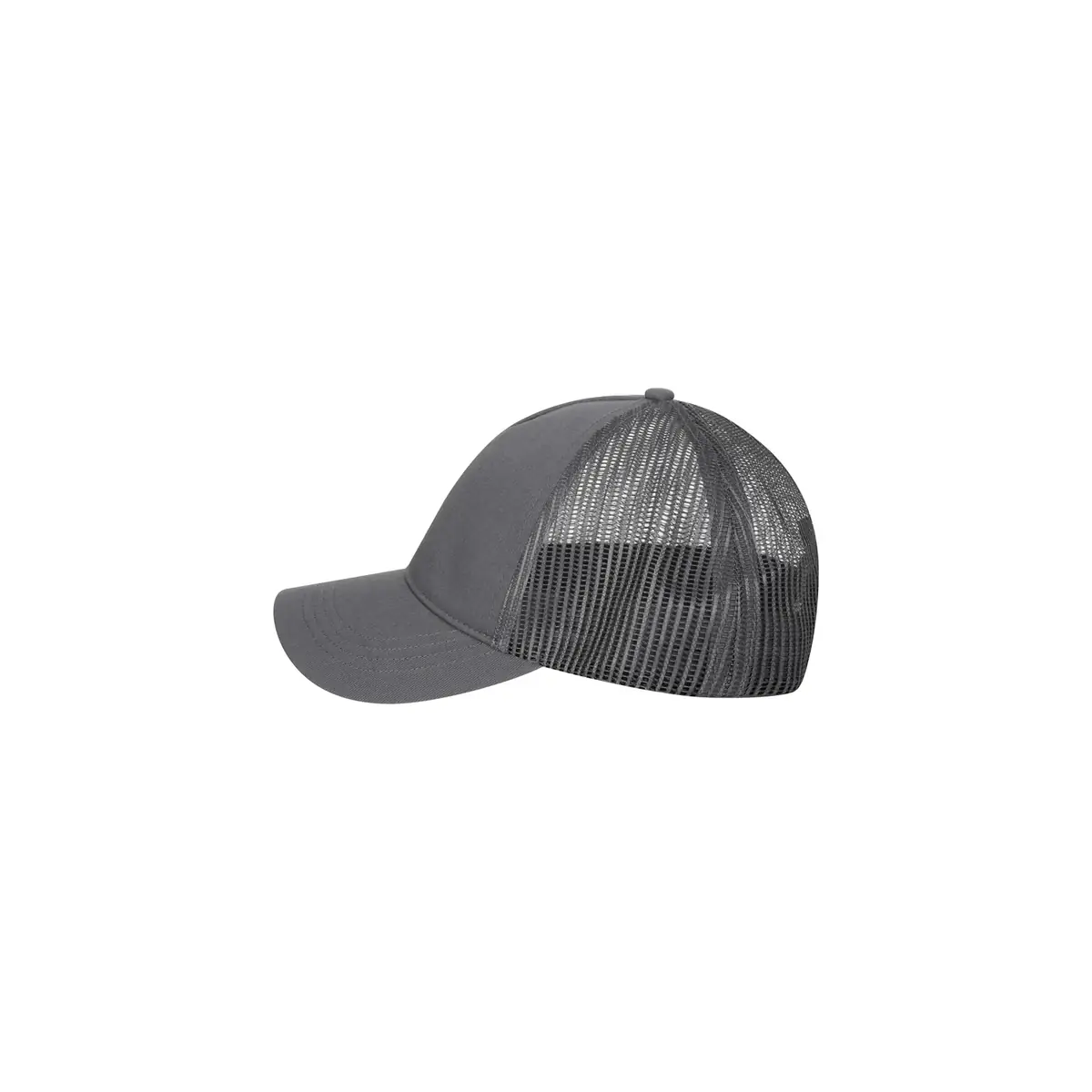 Gorra trucker Mukua HAMILTON CM260 6 Gorra trucker Mukua HAMILTON CM260 Dark grey, vista lateral izquierda