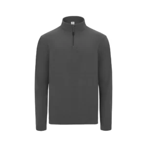 Micropolar media cremallera Mukua ALBURY FQ165U Dark grey, vista frontal